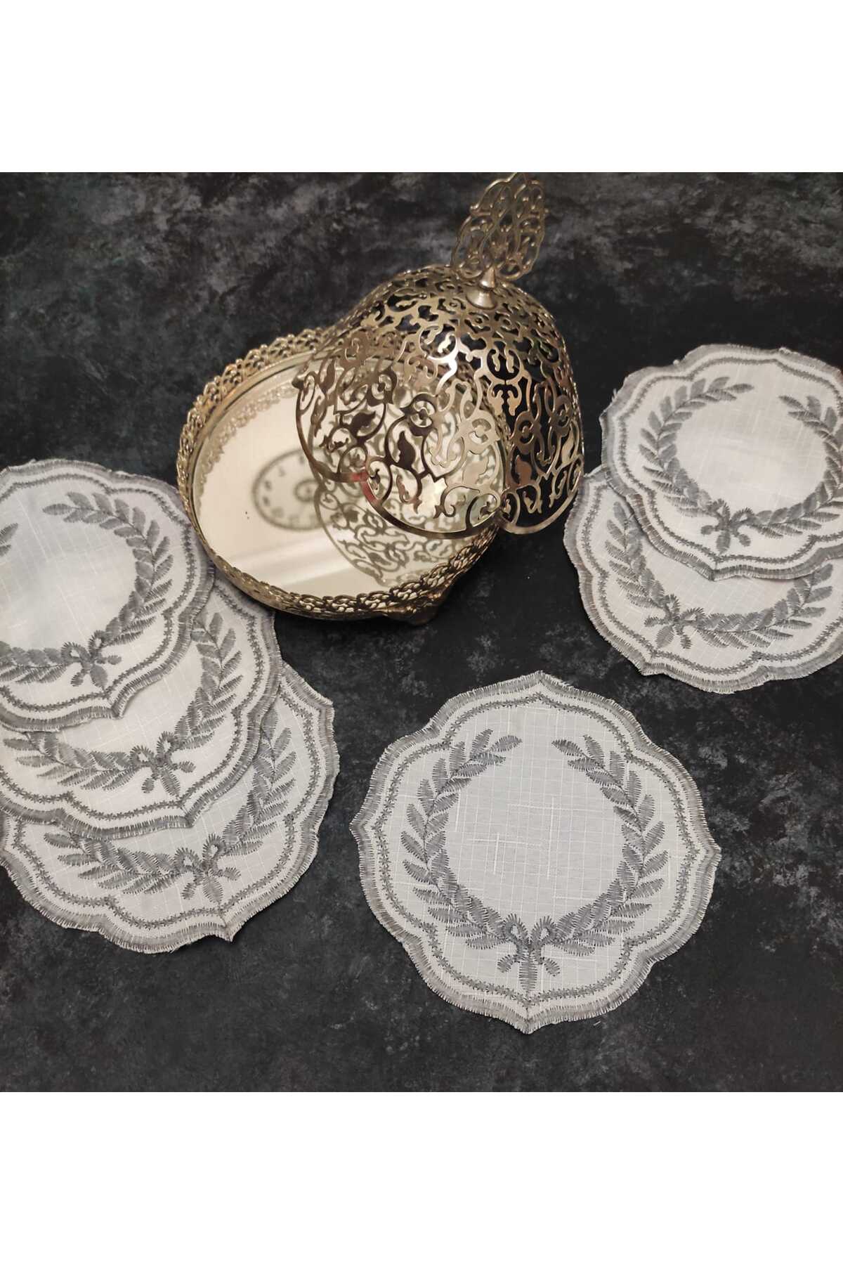 Sunumluk Peçete, Kokteyl Peçetesi, Kahve Yanı Sunumluk, Bardak Altlığı 6 Adet Sunum Peçetesi
