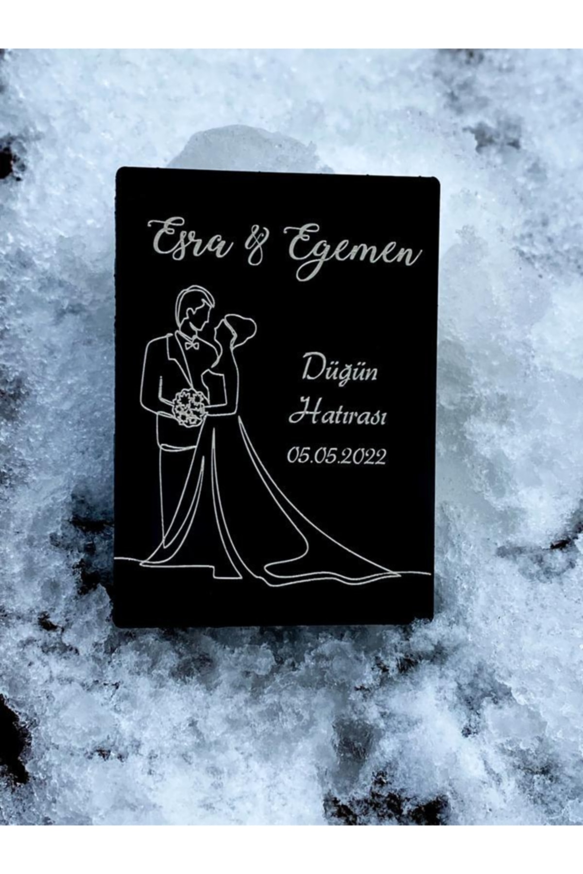 Siyah Magnet, Düğün, Nişan, Kına Ve Diğer Organizasyonlar Için Hediyelik 25 Adet