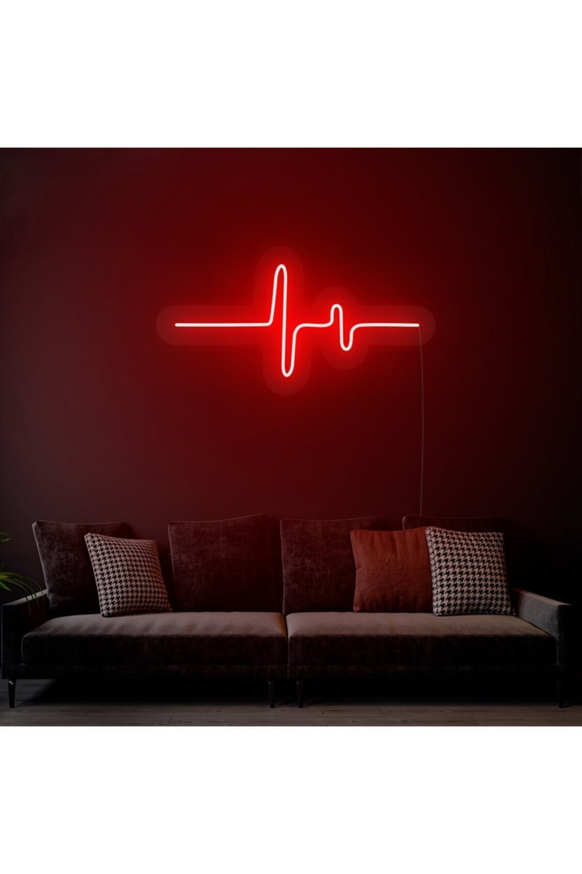 Nabız Led Neon Duvar - Dekor-aksesuar