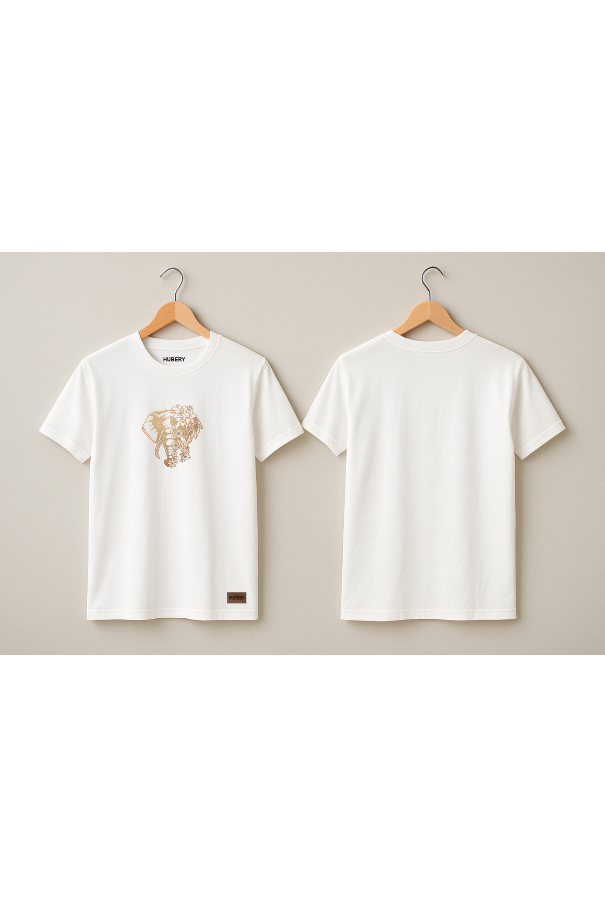 Fil Baskılı Relaxed Fit Tişört– HUBERY