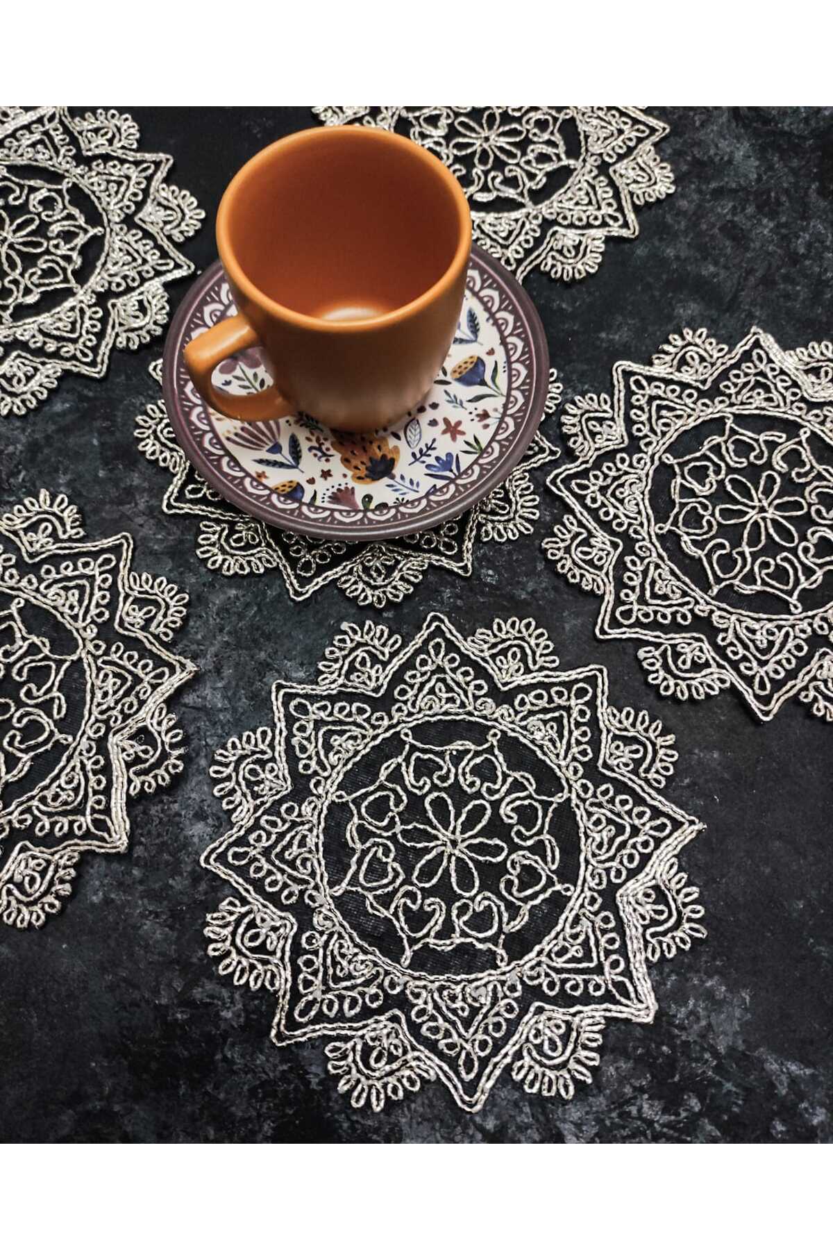 Sunumluk Peçete, Kokteyl Peçetesi, Kahve Yanı Sunumluk, Bardak Altlığı 6 Adet Sunum Peçetesi