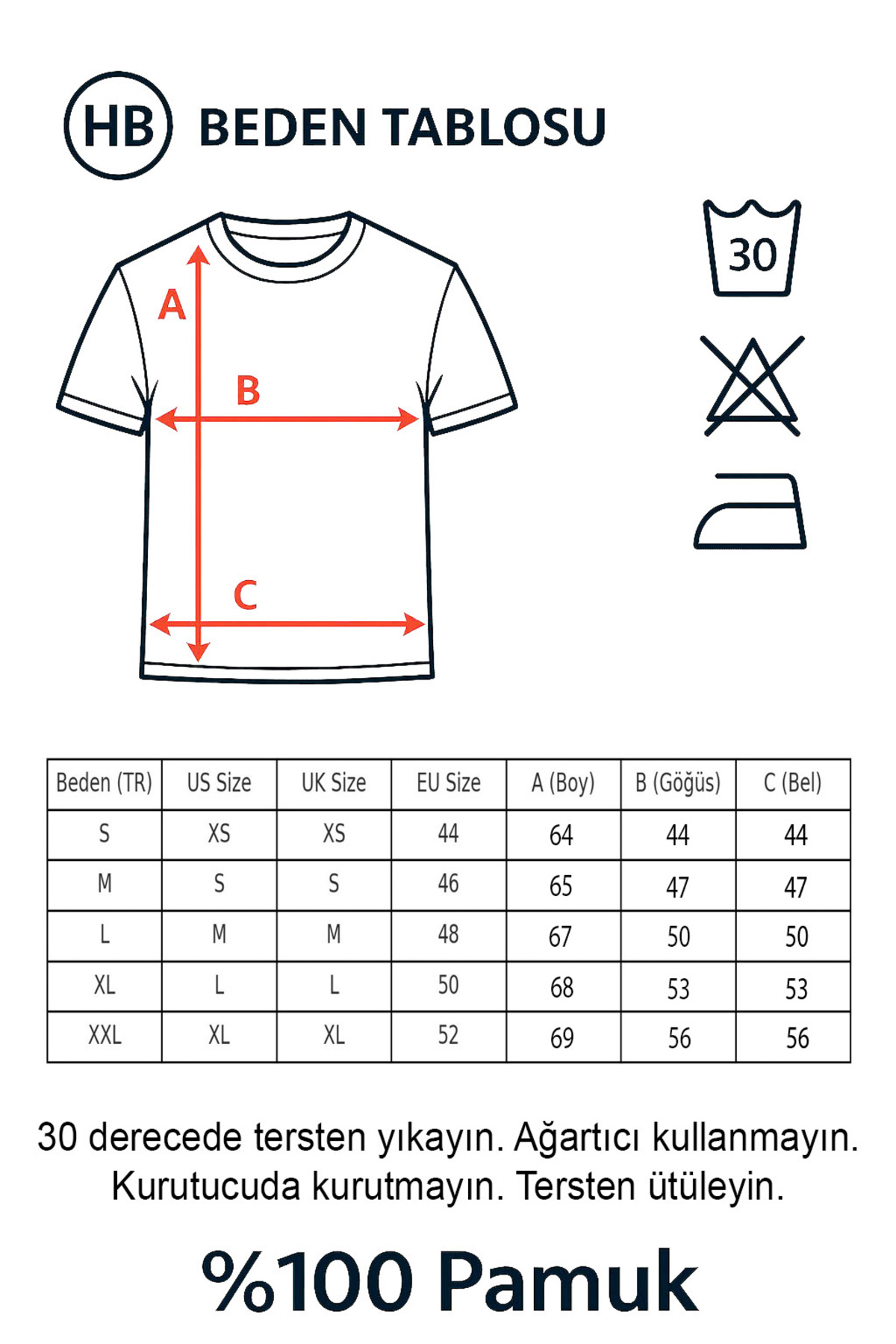 Fil Baskılı Relaxed Fit Tişört– HUBERY
