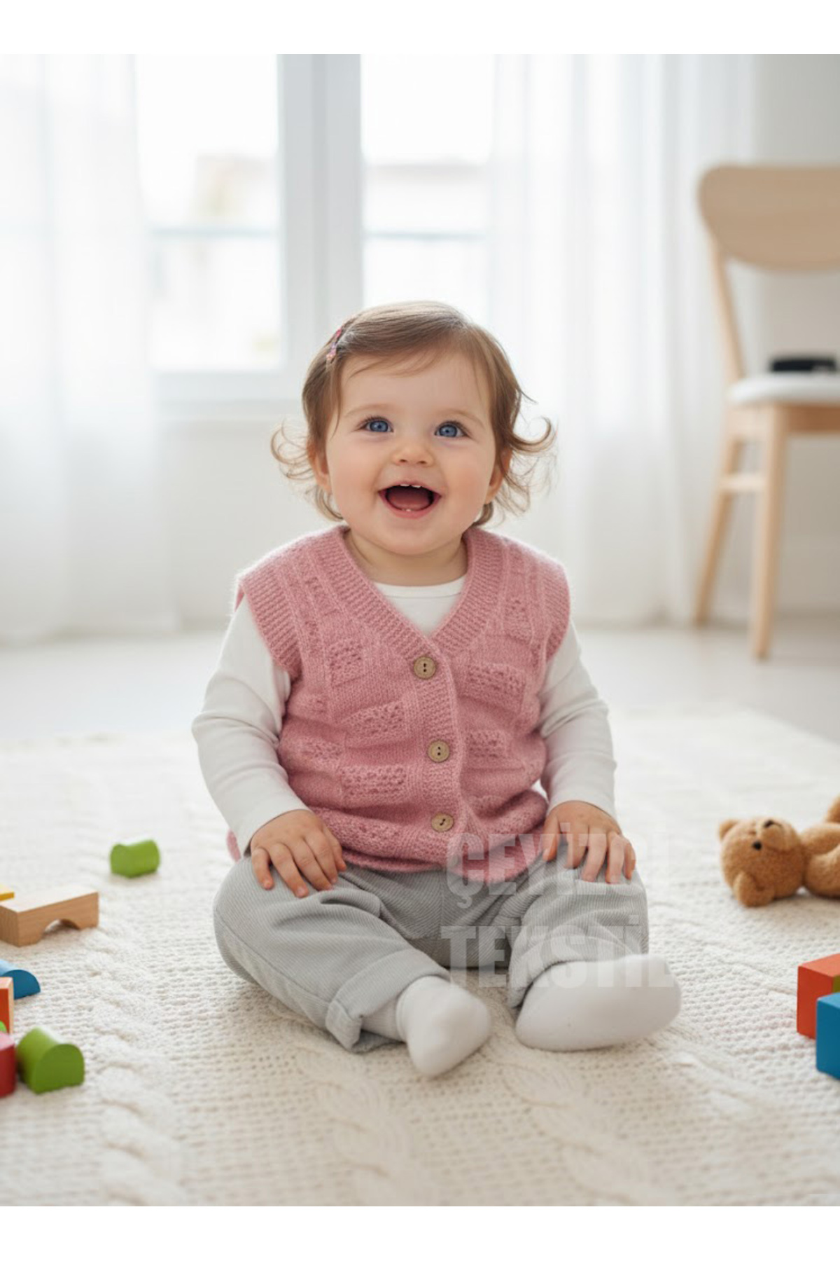 Bebek Yeleği, Yumoş Bebek Yeleği Simsiz Yumuşacık Bebek Yeleği