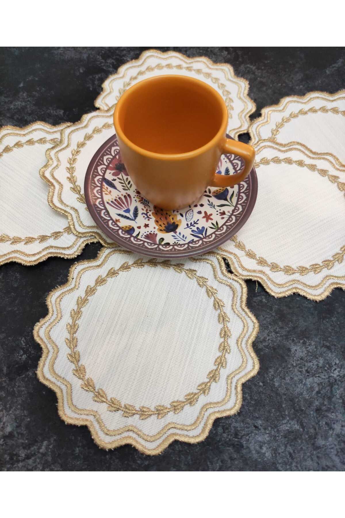 Sunumluk Peçete, Kokteyl Peçetesi, Kahve Yanı Sunumluk, Bardak Altlığı 6 Adet Sunum Peçetesi