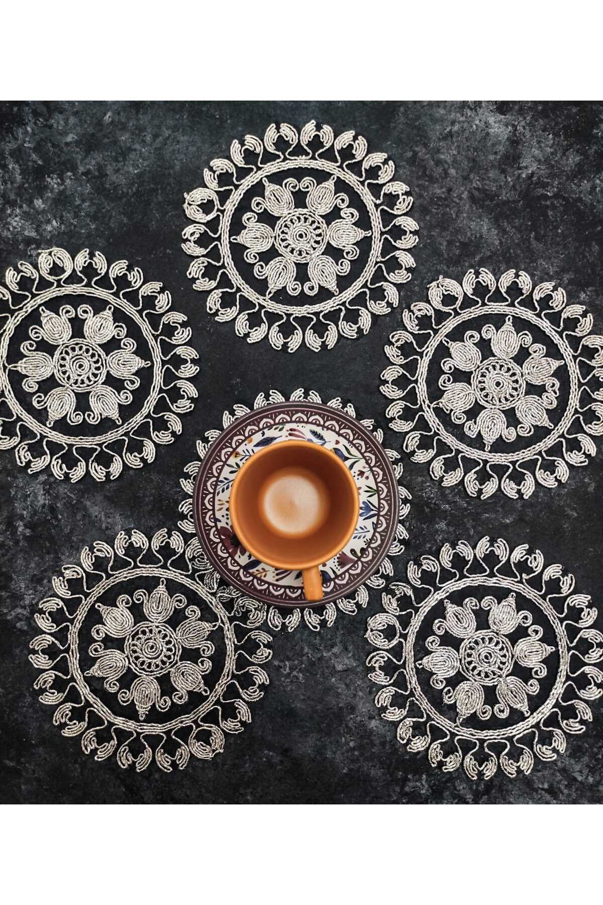 Sunumluk Peçete, Kokteyl Peçetesi, Kahve Yanı Sunumluk, Bardak Altlığı 6 Adet Sunum Peçetesi