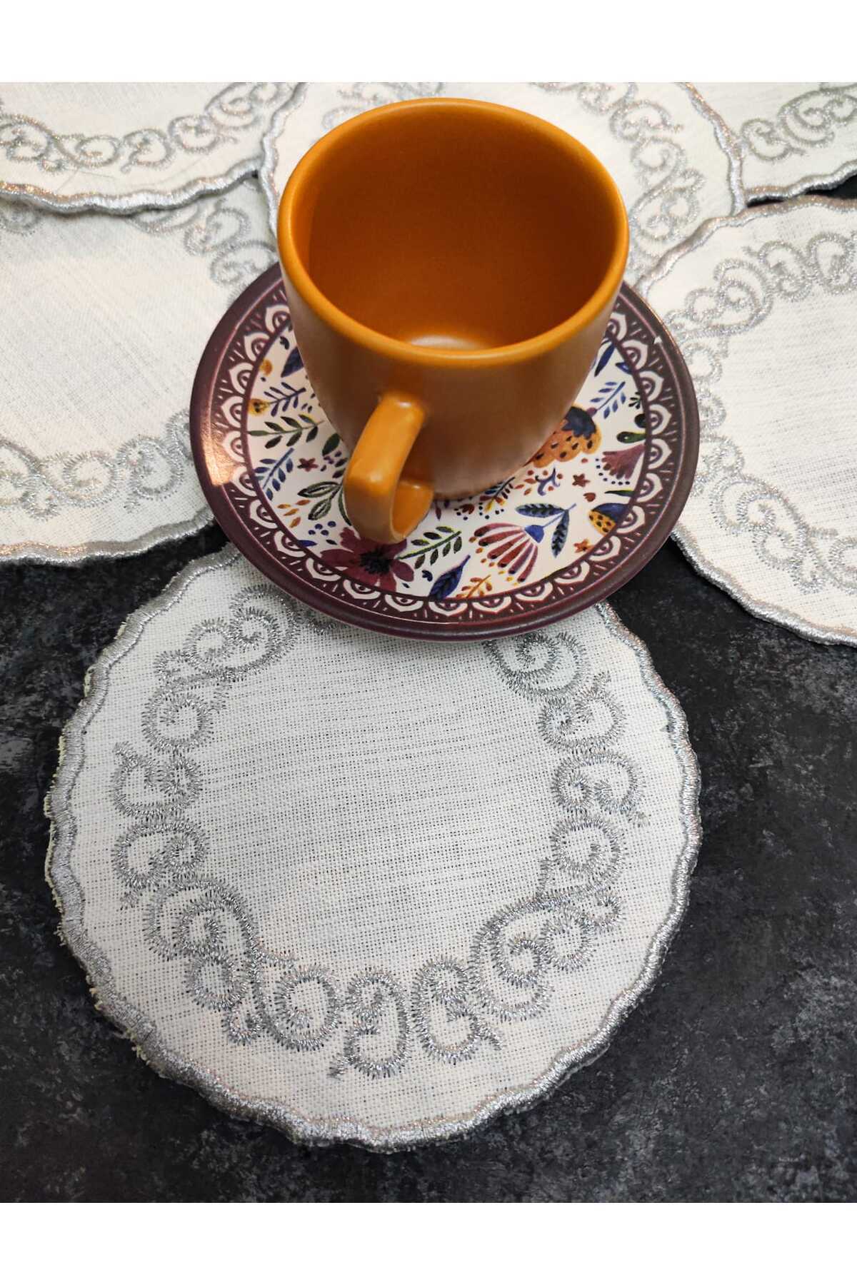 Sunumluk Peçete, Kokteyl Peçetesi, Kahve Yanı Sunumluk, Bardak Altlığı 6 Adet Sunum Peçetesi