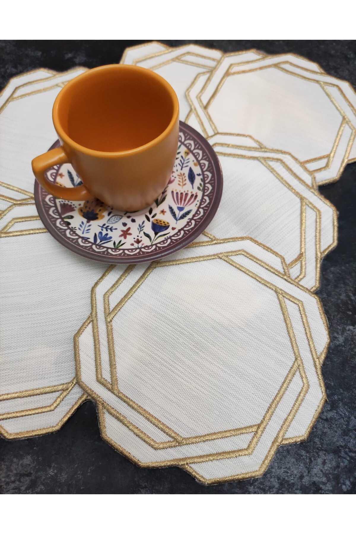 Sunumluk Peçete, Kokteyl Peçetesi, Kahve Yanı Sunumluk, Bardak Altlığı 6 Adet Sunum Peçetesi