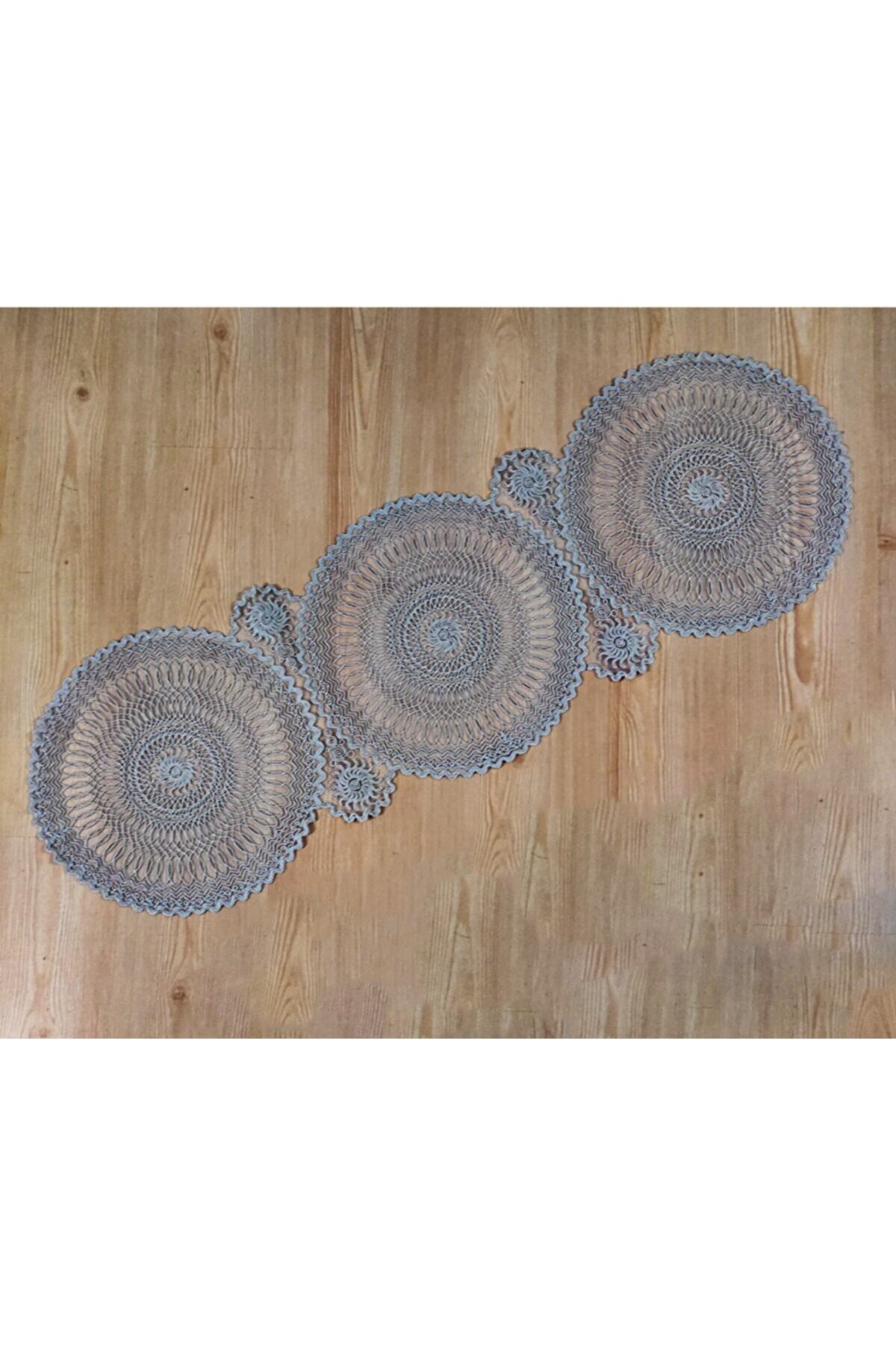 Runner Dantel Detaylı Tek Runner - 115x35cm