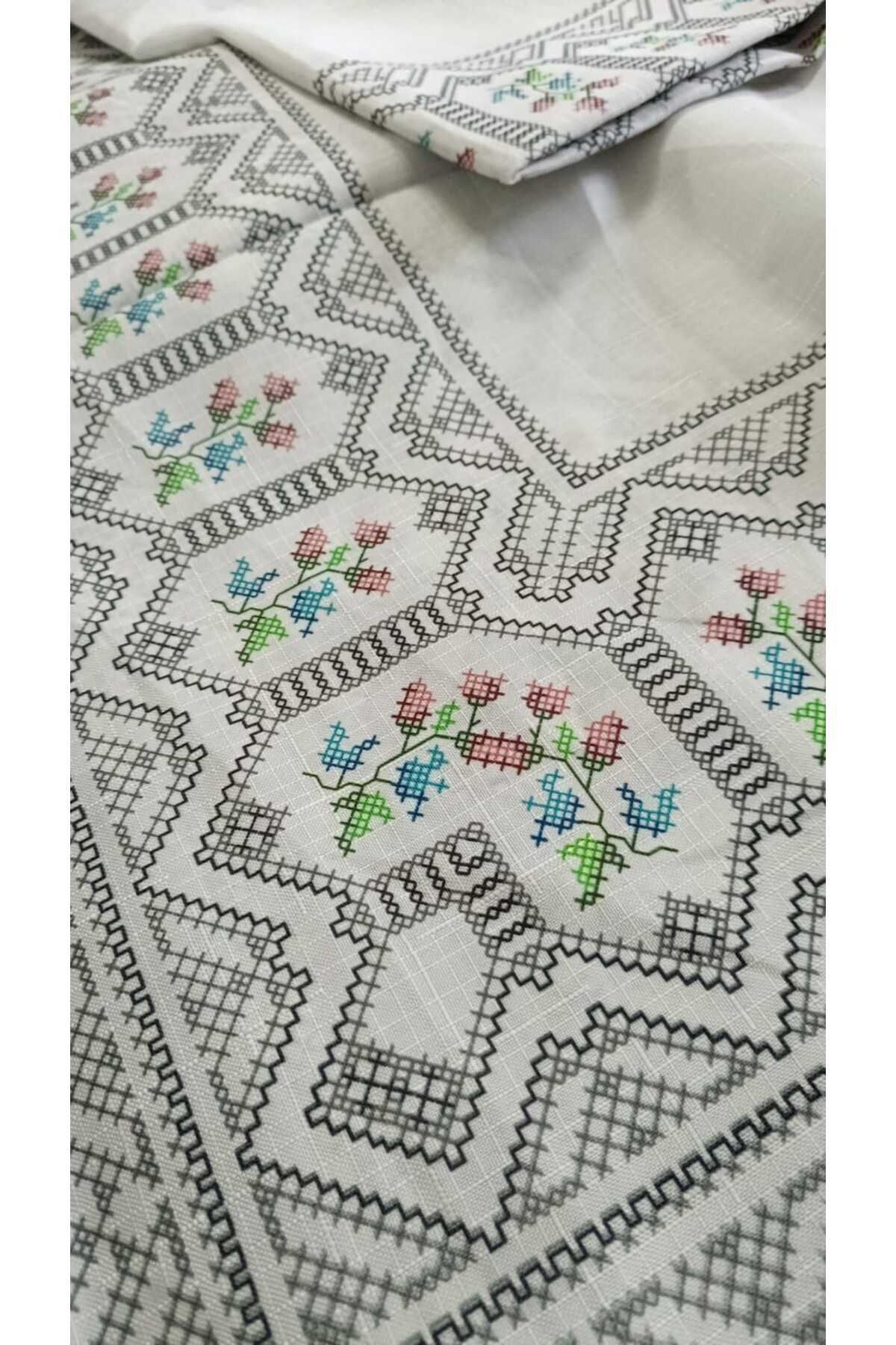 Özel Tasarım Dijital Baskılı Masa Örtüsü 150x220