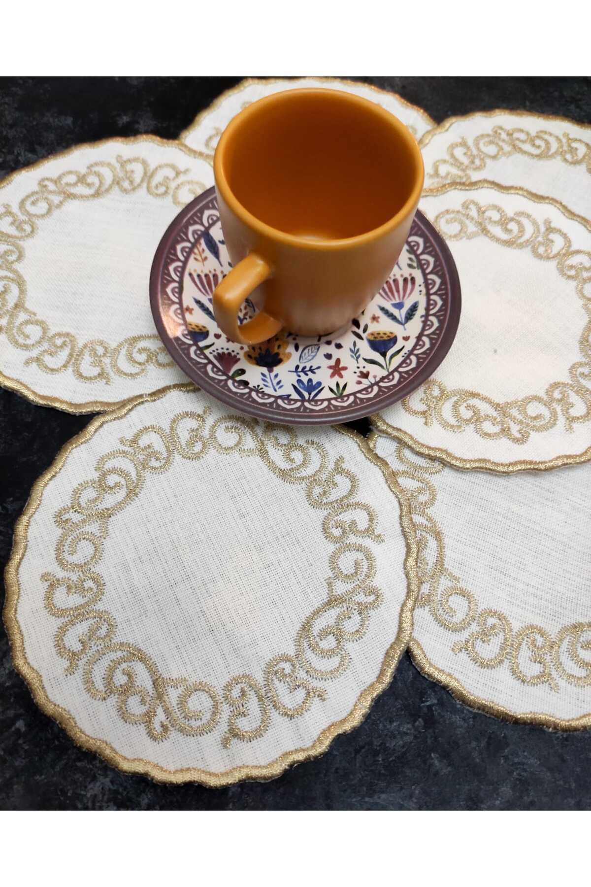 Sunumluk Peçete, Kokteyl Peçetesi, Kahve Yanı Sunumluk, Bardak Altlığı 6 Adet Sunum Peçetesi