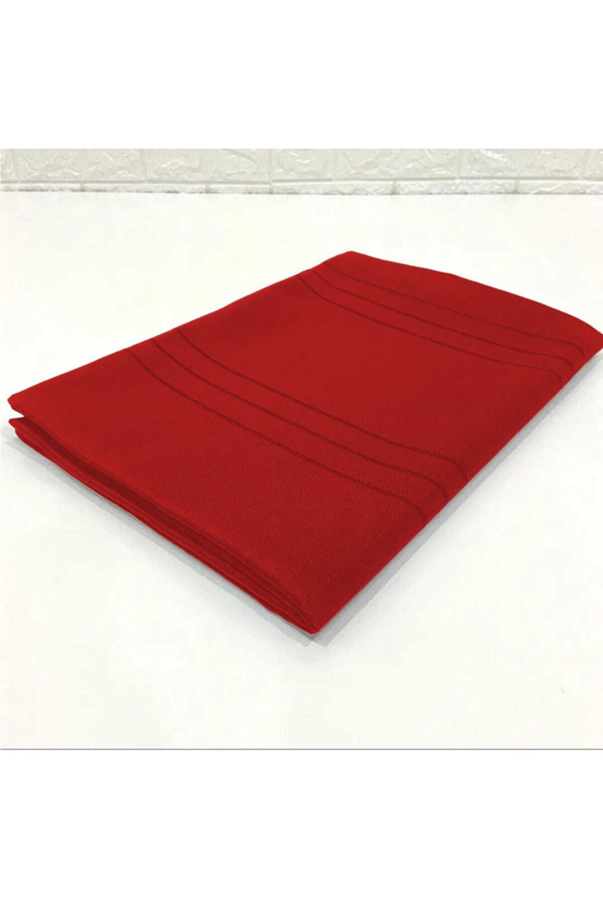 Çizgili 12 Kişilik 26 Parça Masa Örtüsü, Kırmızı Noel Masa Örtüsü, Chrismis Tablecloth