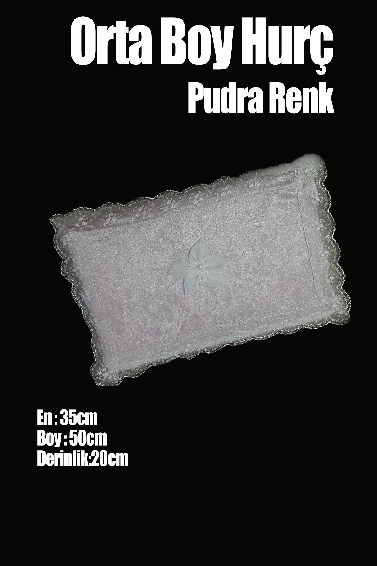 Çeyizlik Orta Tek Hurç Çiçekli, Kadife Tek Hurç Çeyizlik Dantelli Hurç, Orta Boy Hurç