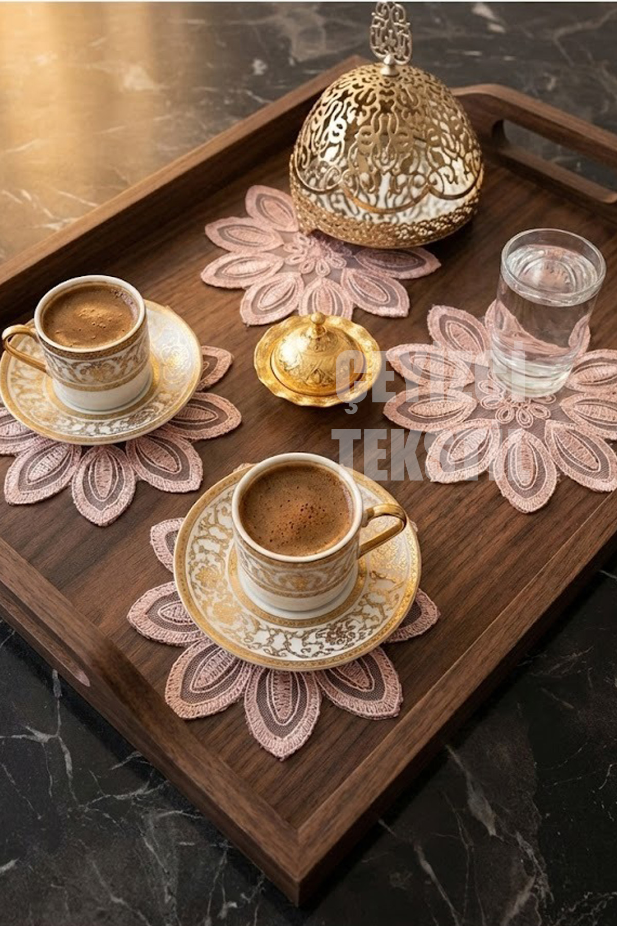 Sunumluk Peçete, Kokteyl Peçetesi, Kahve Yanı Sunumluk, Bardak Altlığı 6 Adet Sunum Peçetesi