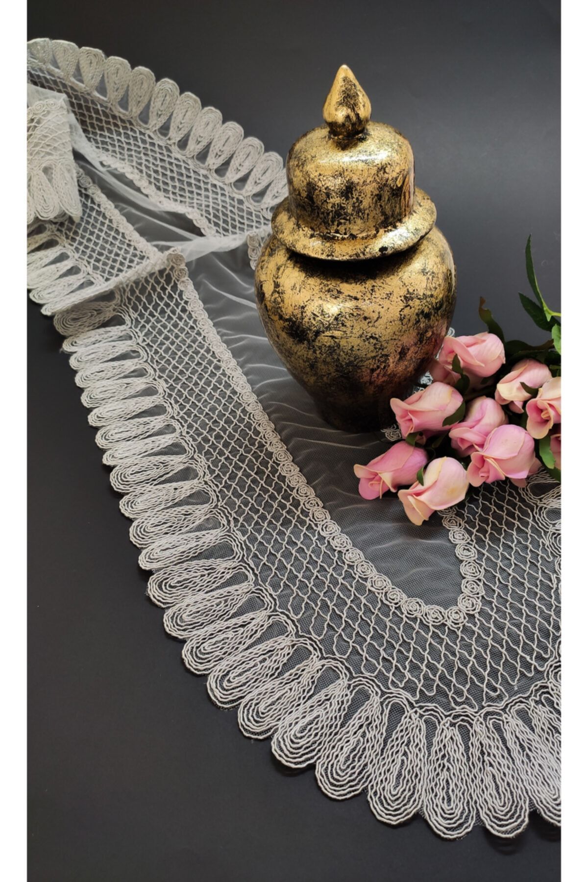 Gri Sehpa Seti 3lu Takım