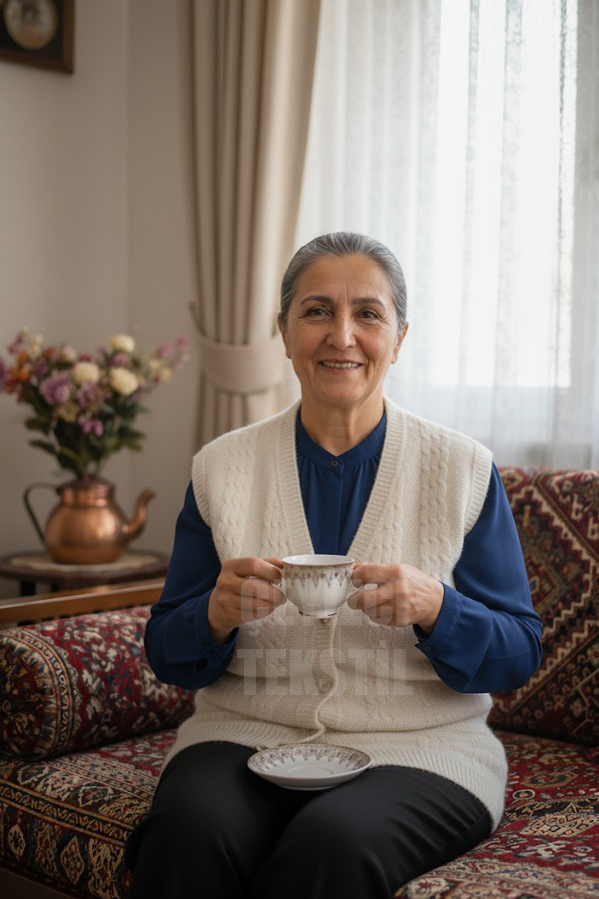 Düğmeli Yumoş Yelek
