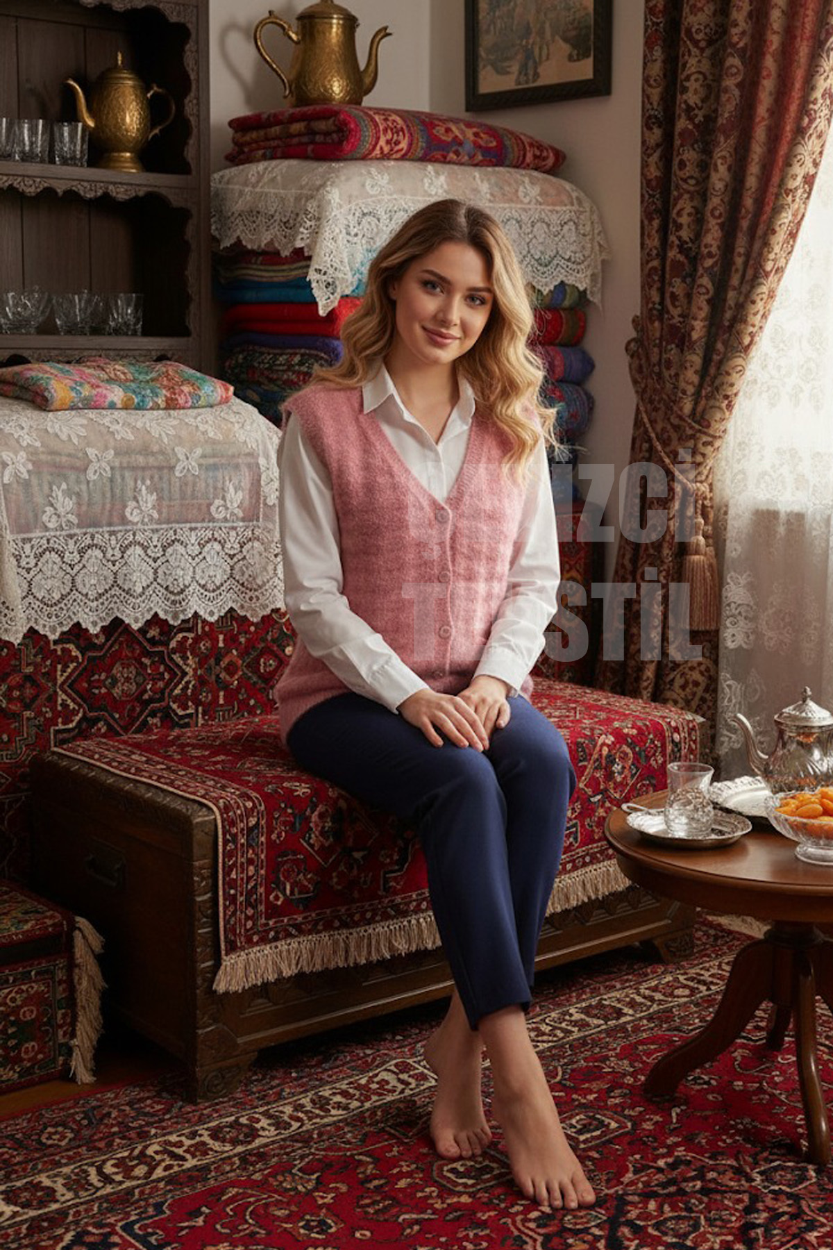 Kadın Yeleği, Çeyizlik Örgü Yelek, Hediyelik Nişan Yeleği, Nişan & Çeyiz Yelekleri