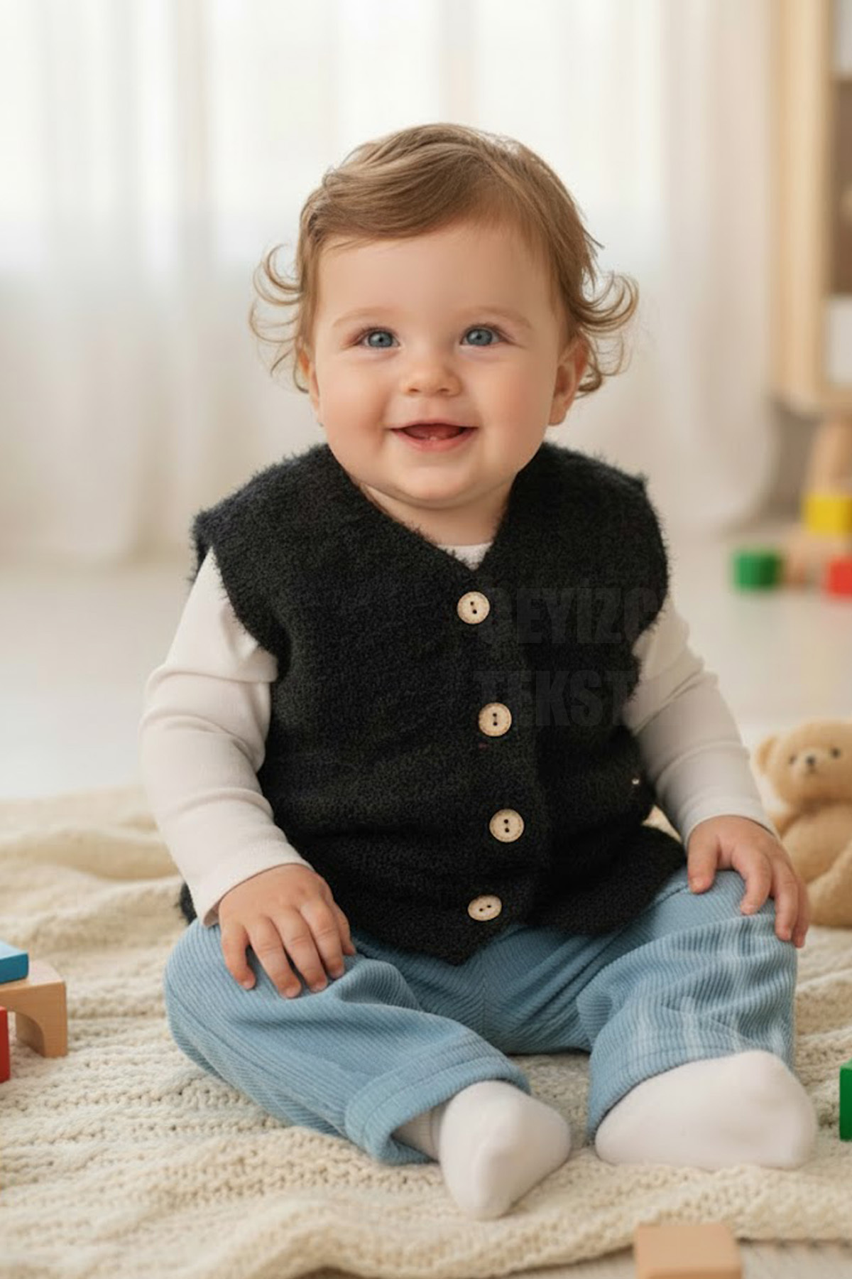 Bebek Yeleği, Yumoş Bebek Yeleği Simsiz Yumuşacık Bebek Yeleği