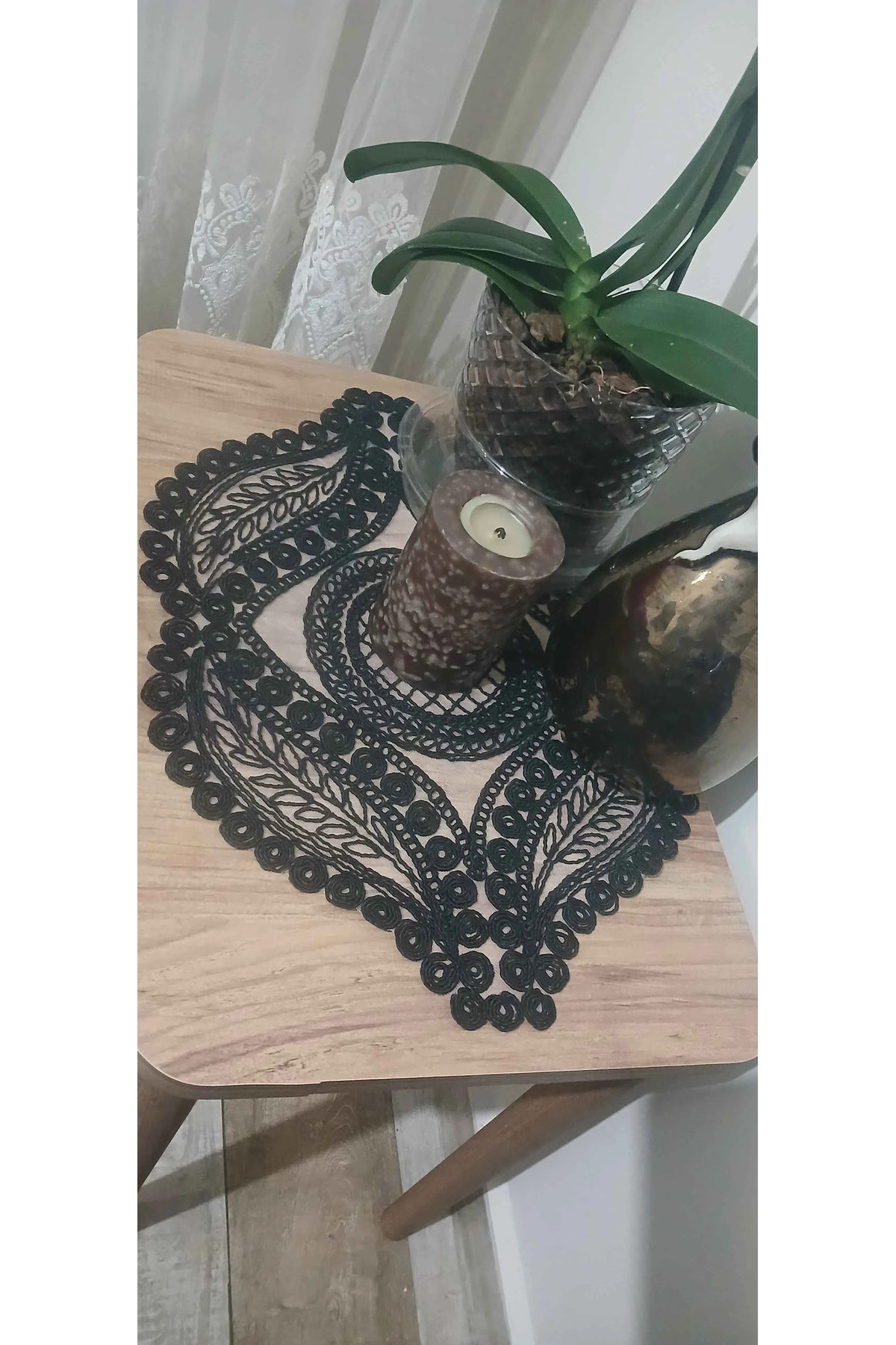 Salon Takımı, Yatak Odası 3 Parça Sehpa Örtüsü, Masa Örtüsü 3 Parça Oda Takımı
