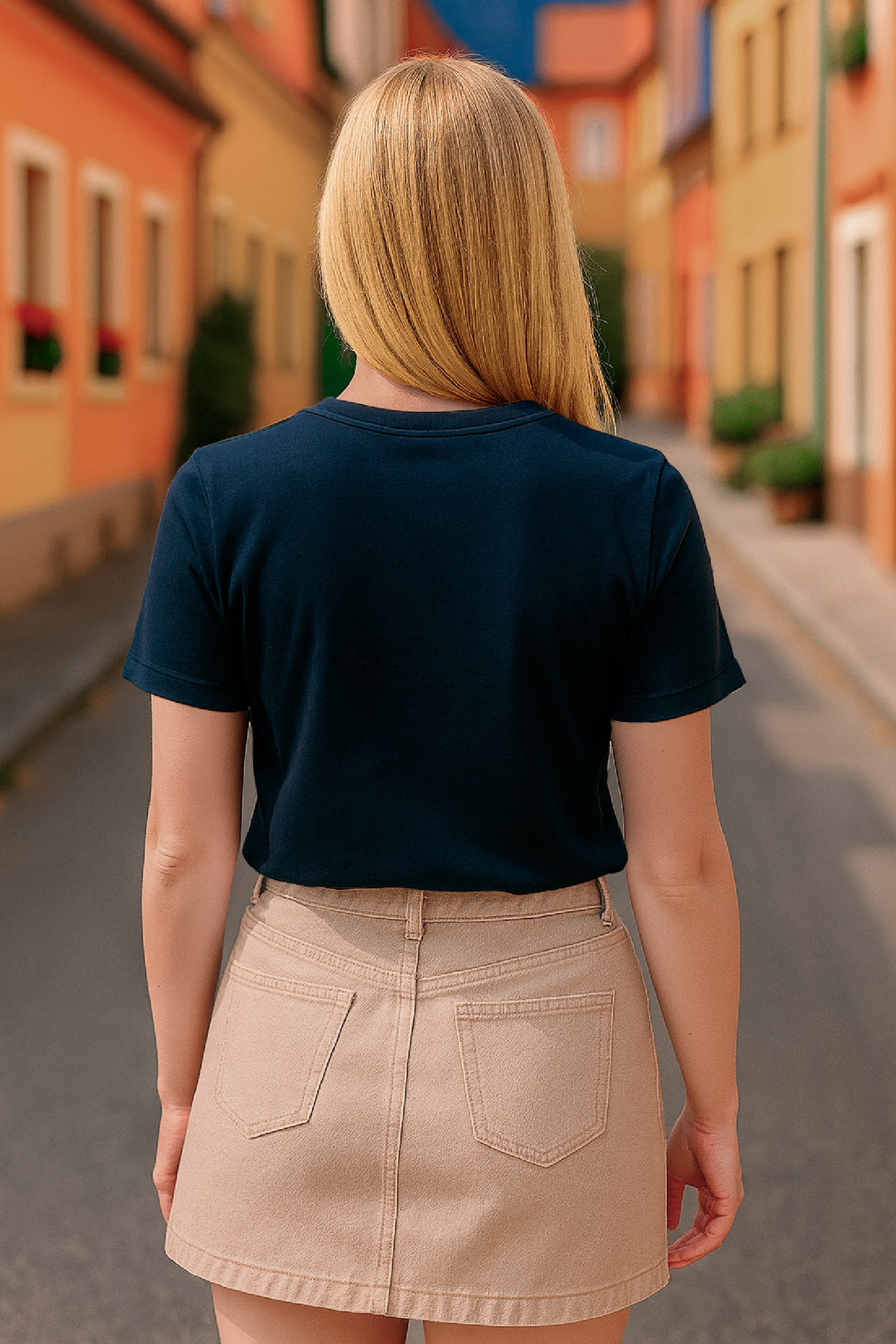 Kadın Tişört Ayıcık Baskılı Good Vibes – HUBERY