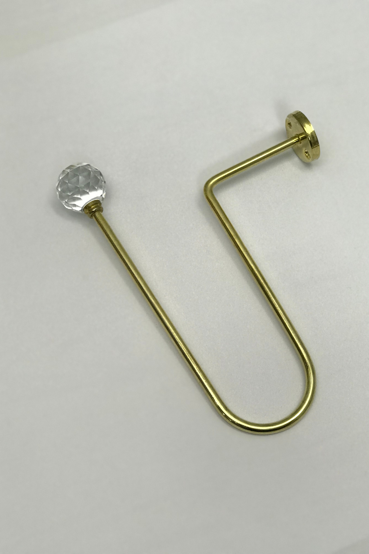 Kristal Toplu Metal Perde Pensi Renso Gold