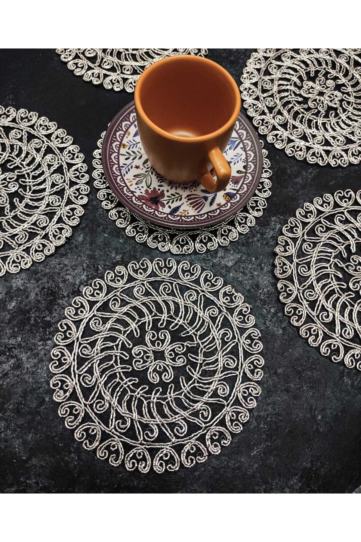 Sunumluk Peçete, Kokteyl Peçetesi, Kahve Yanı Sunumluk, Bardak Altlığı 6 Adet Sunum Peçetesi