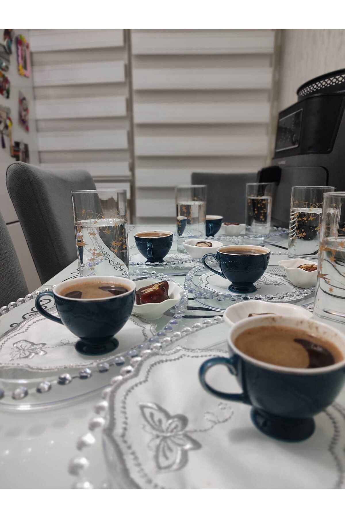 Sunumluk Peçete, Kokteyl Peçetesi, Kahve Yanı Sunumluk, Bardak Altlığı 6 Adet Sunum Peçetesi