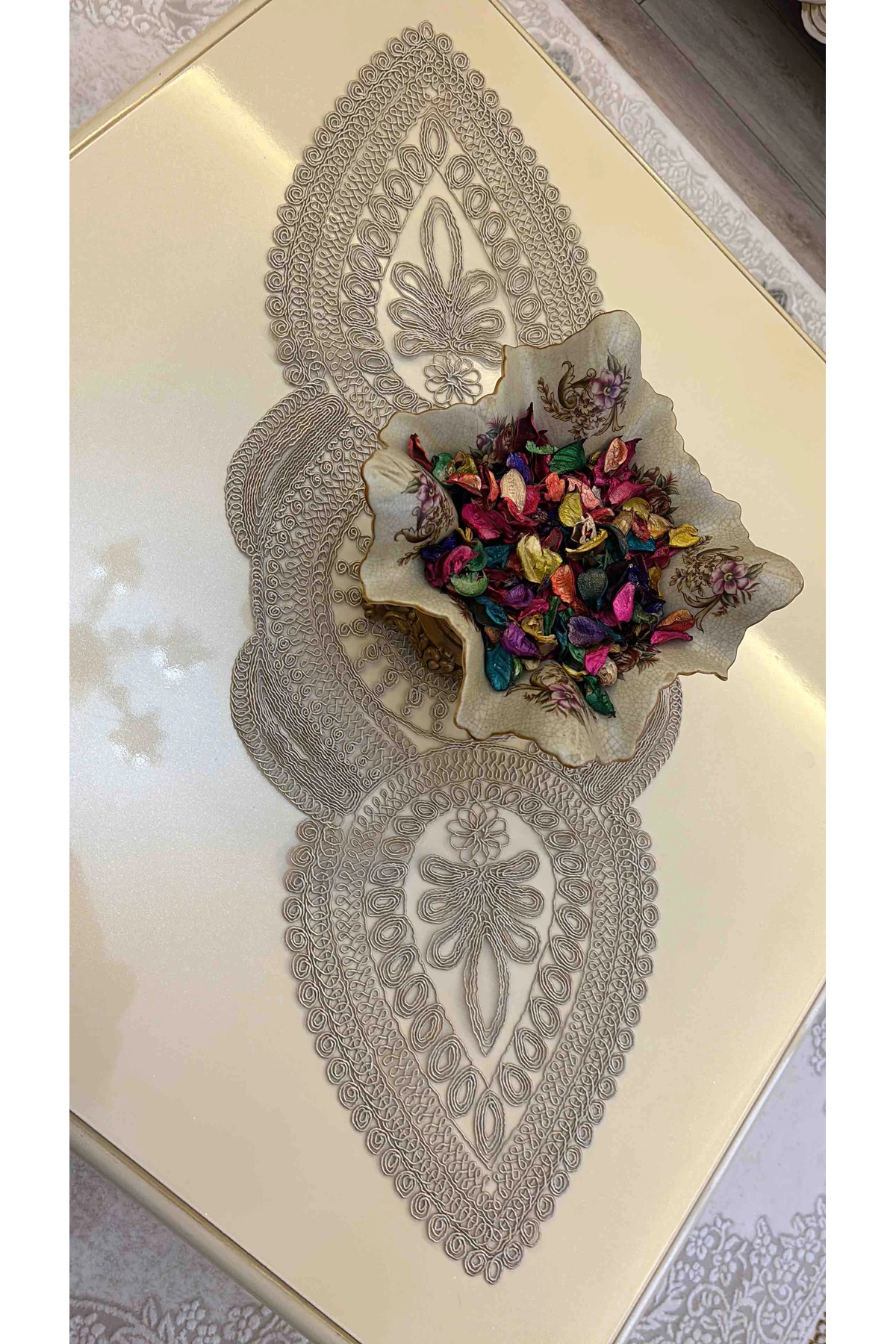 3 Parça Salon Sehpa Takımı Kahve
