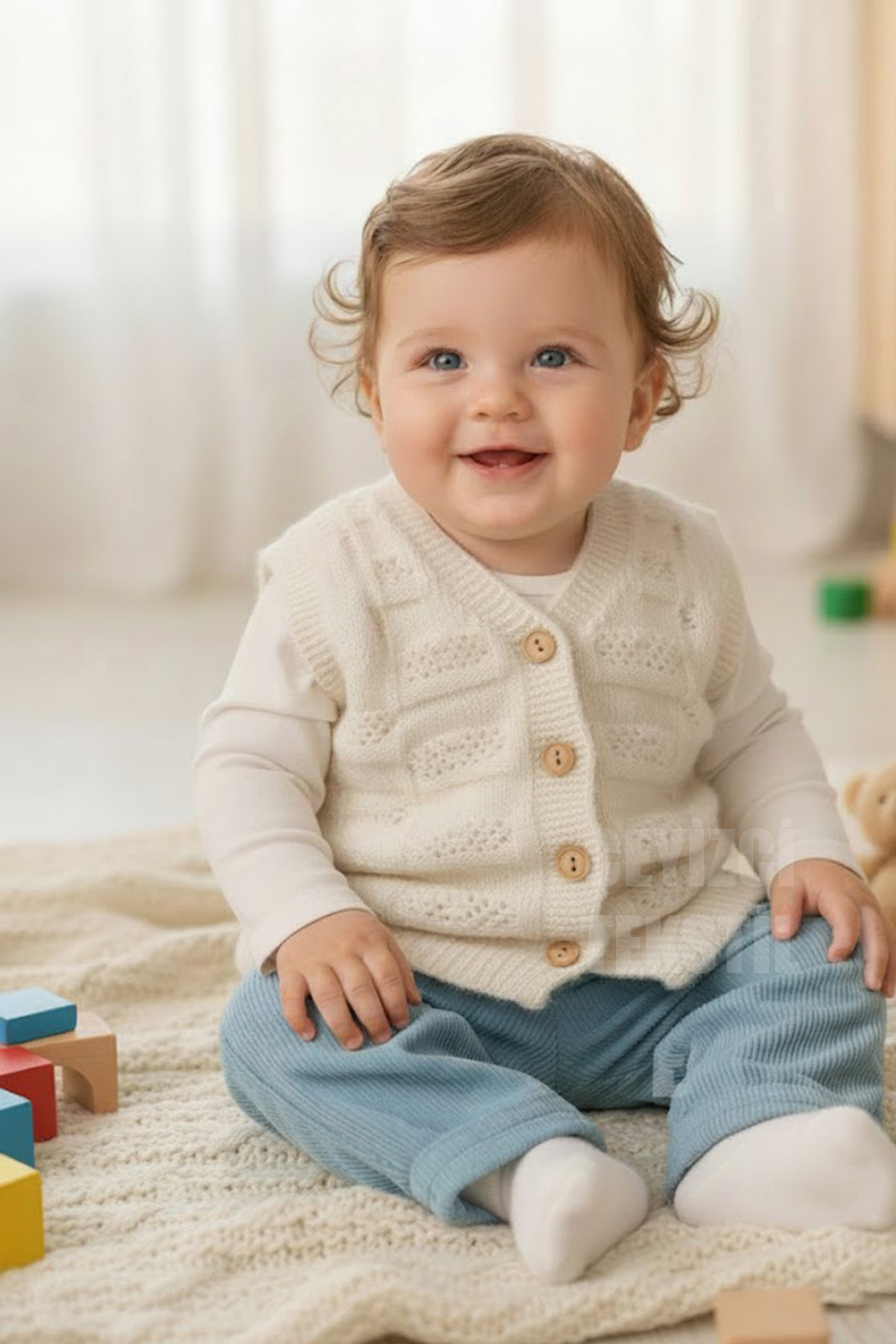 Bebek Yeleği, Yumoş Bebek Yeleği Simsiz Yumuşacık Bebek Yeleği
