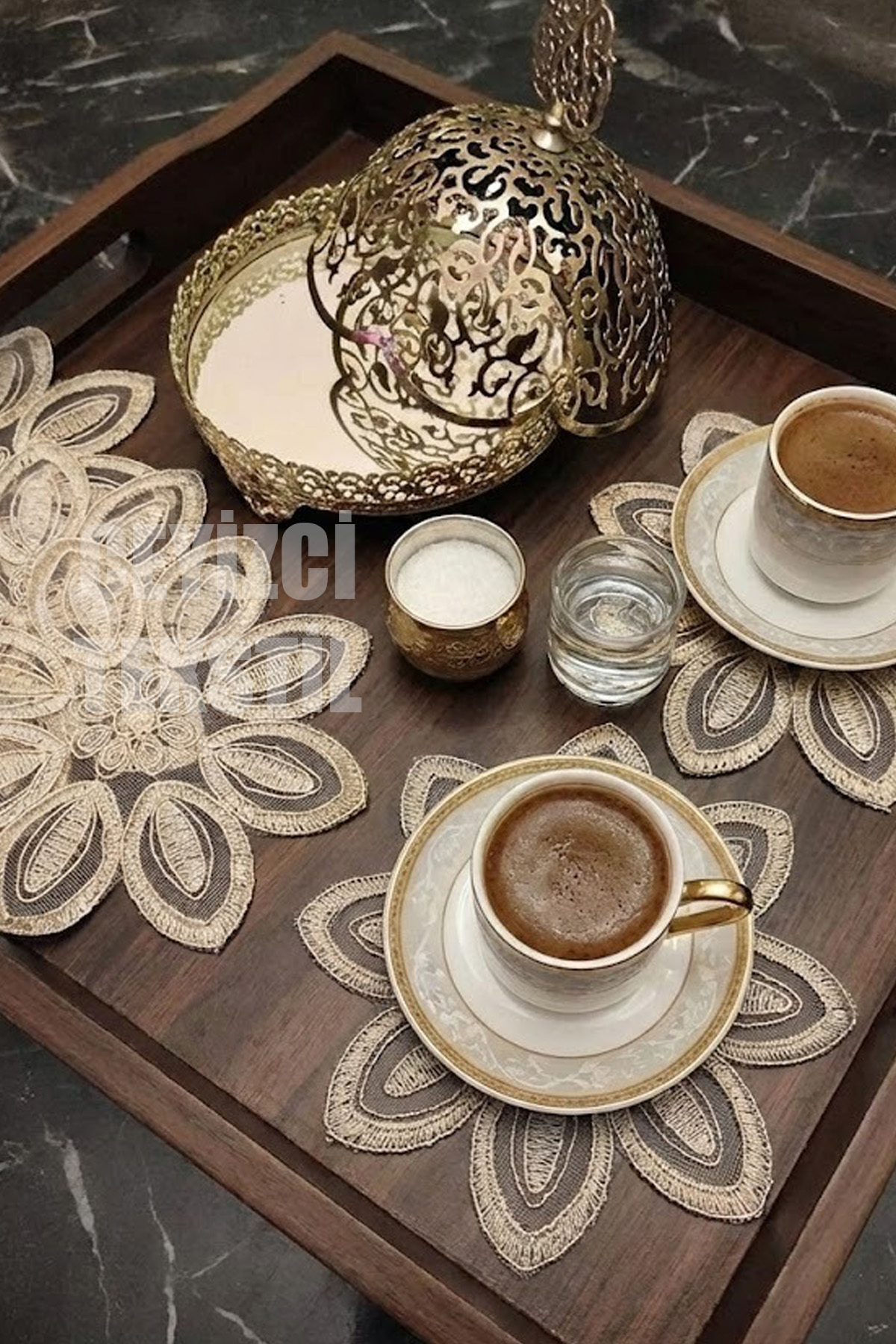 Sunumluk Peçete, Kokteyl Peçetesi, Kahve Yanı Sunumluk, Bardak Altlığı 6 Adet Sunum Peçetesi