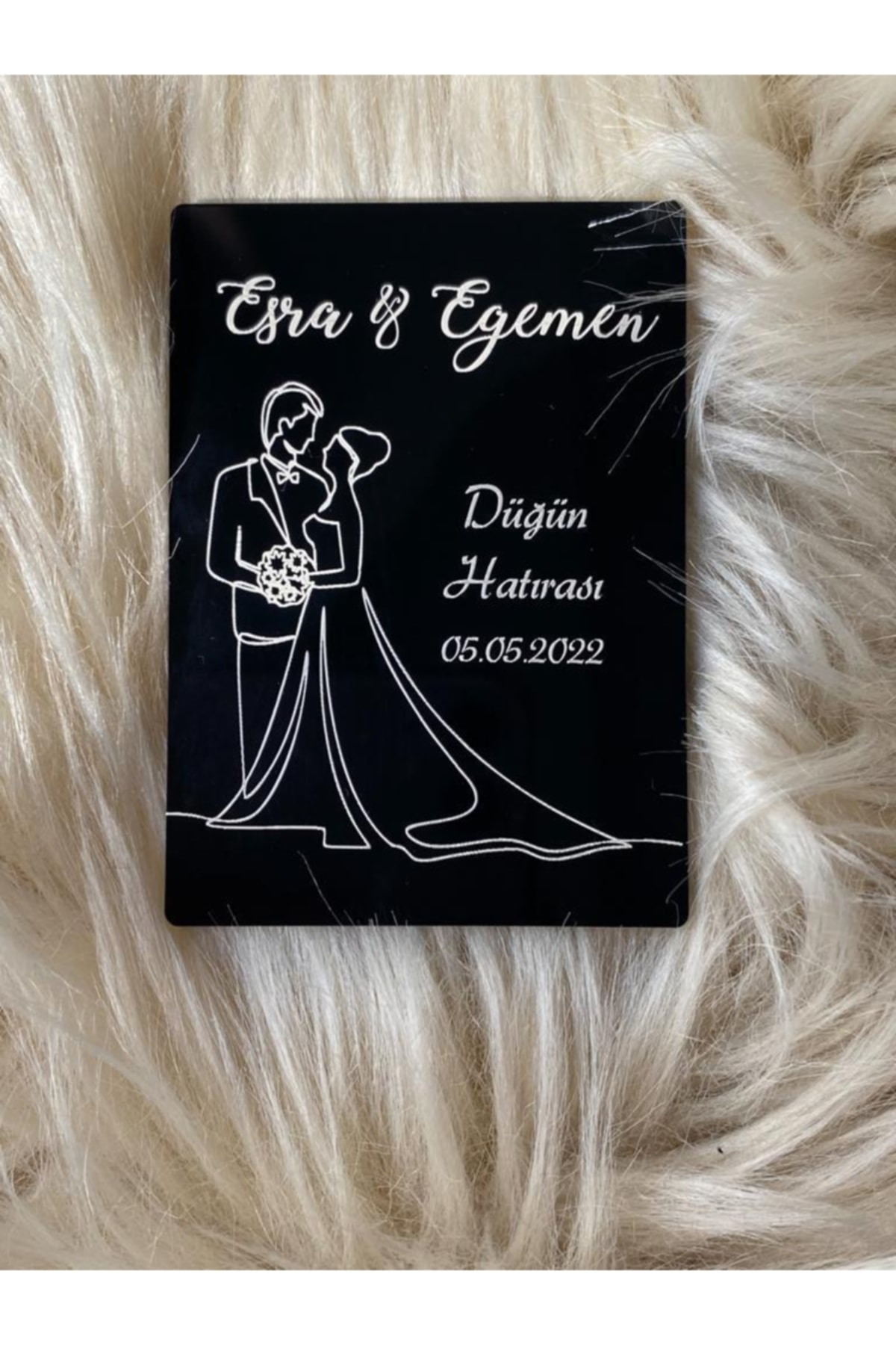 Siyah Magnet, Düğün, Nişan, Kına Ve Diğer Organizasyonlar Için Hediyelik 25 Adet