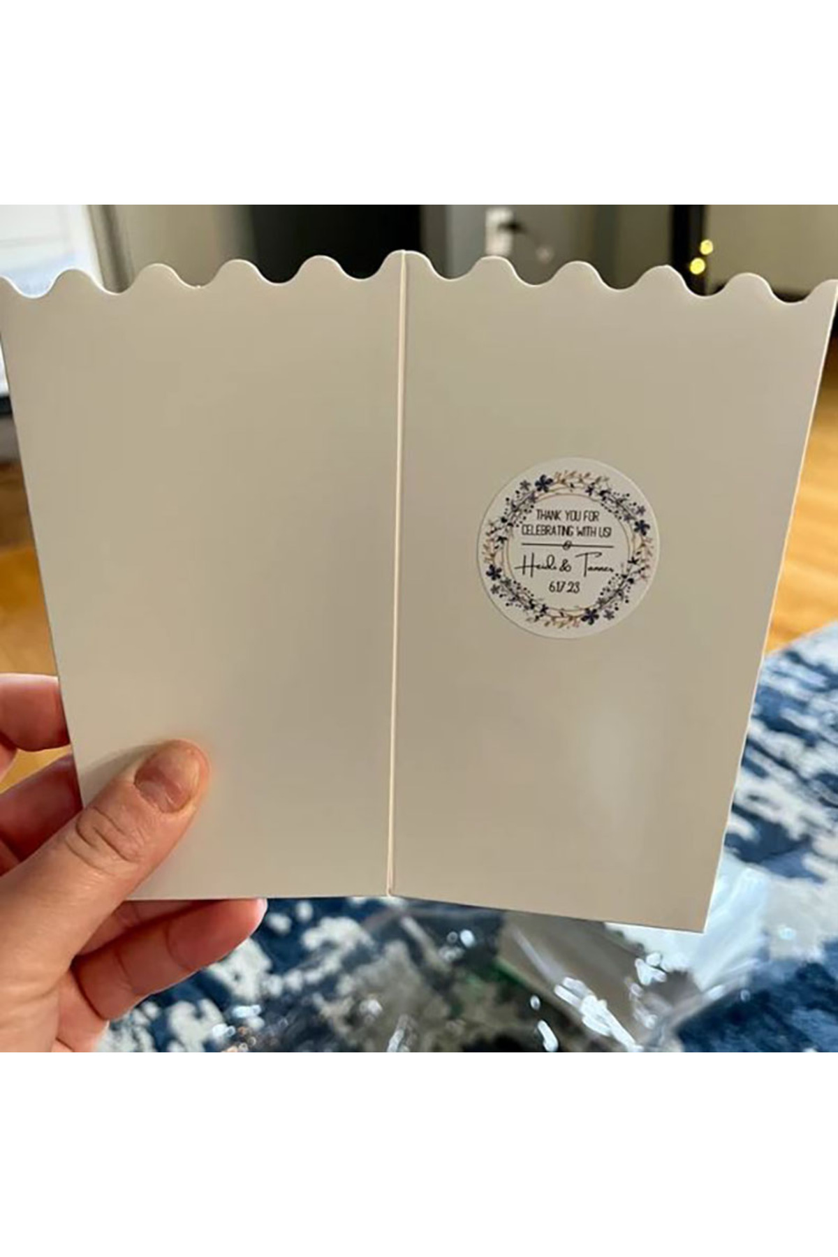 Kişiye Özel Kına-Nişan-Söz-Nikah-Düğün Etiketi-Özel Kesim Etiket 50 Adet 3,5x3,5cm