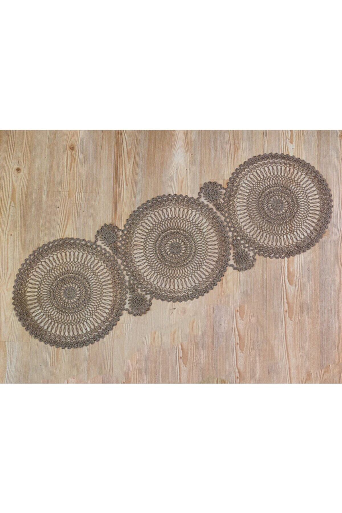 Runner Dantel Detaylı Tek Runner - 115x35cm