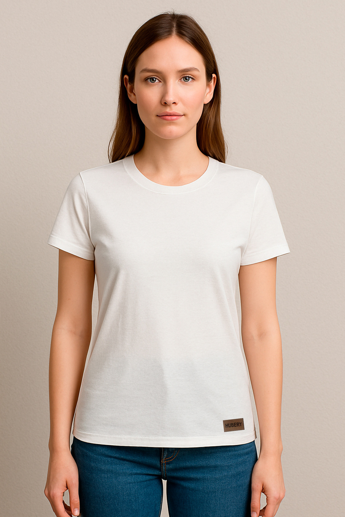 Kadın Relaxed Fit Tişört Love Çiçek Desenli – HUBERY