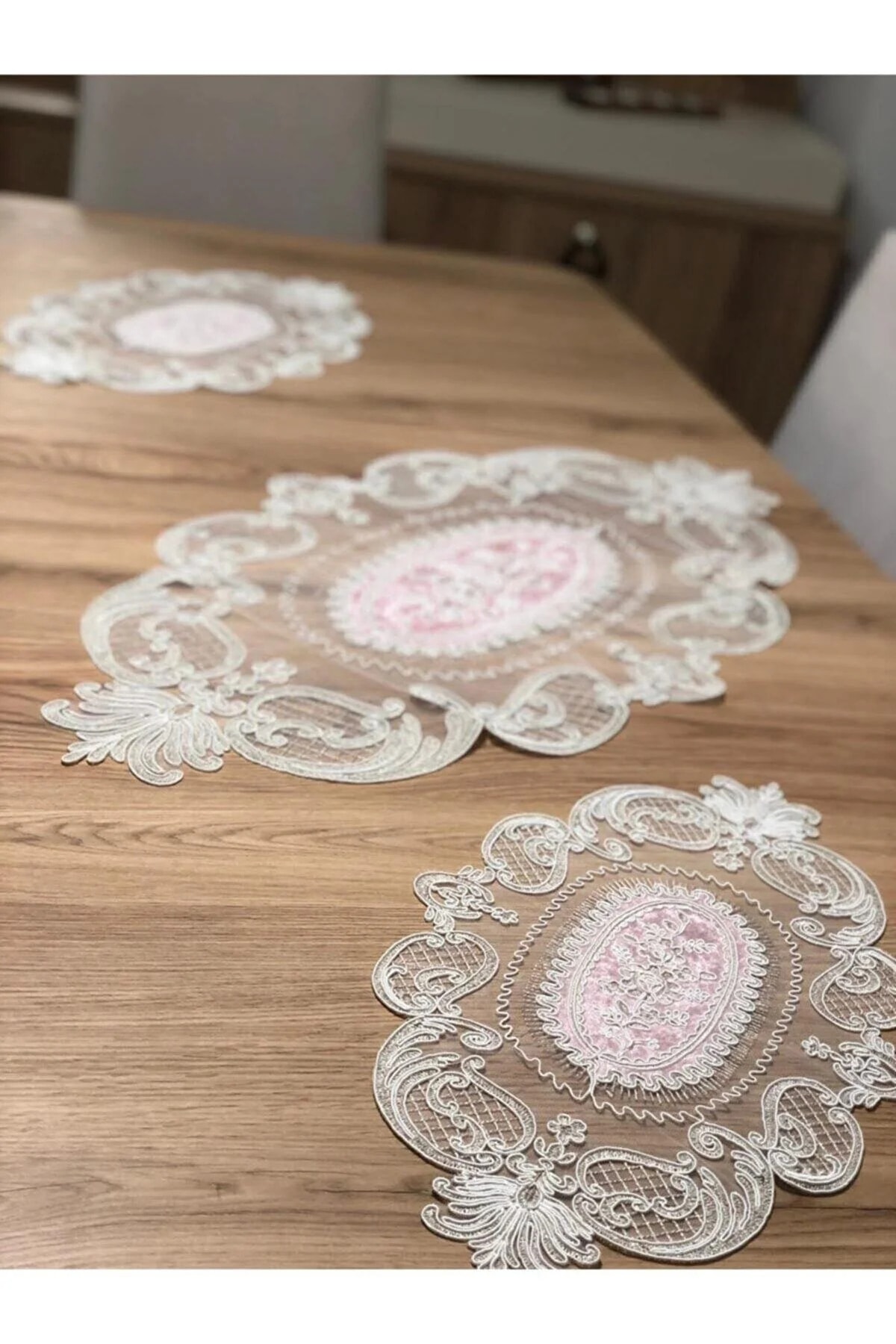 3 Parça Salon, Sehpa Takımı Kadife