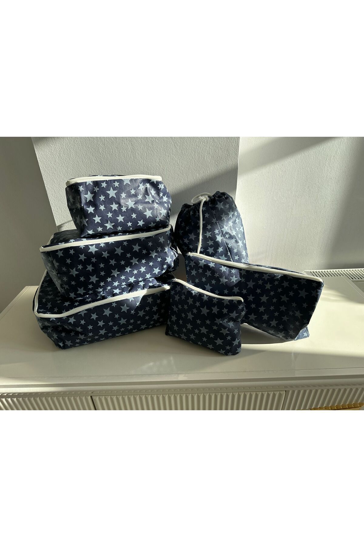 6'lı Valiz Düzenleyici Bavul Içi Organizer Set Seyahat Hurcu