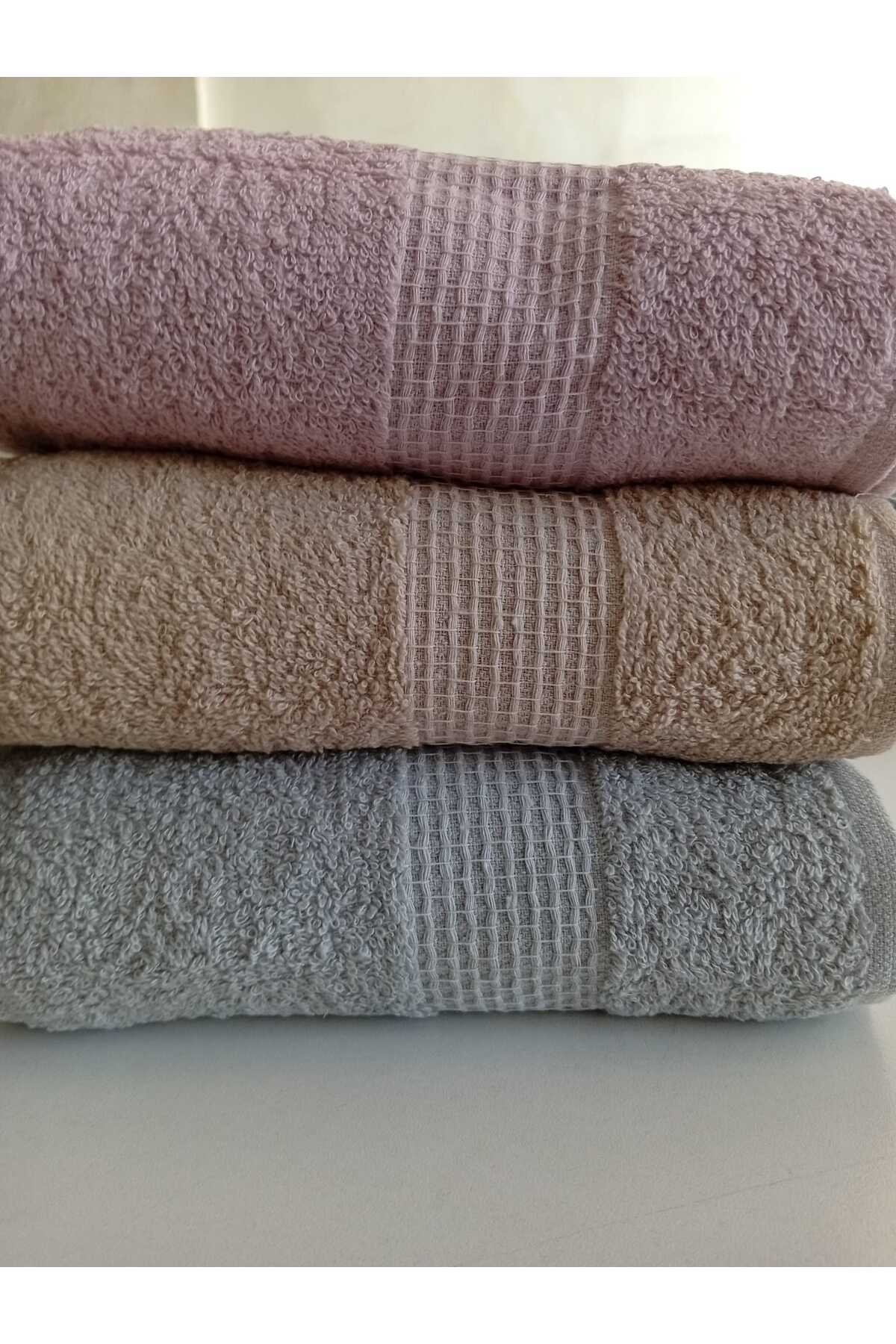 6'lı Karışık Kadife El Havlusu - 50x90 Cm Spa Ve Otel Havlusu